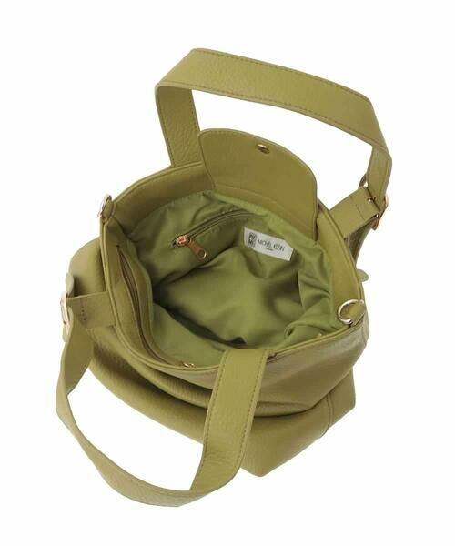 MK MICHEL KLEIN BAG / エムケーミッシェルクランバッグ トートバッグ | [2WAY]合成皮革バケットデザイントートバッグ | 詳細16