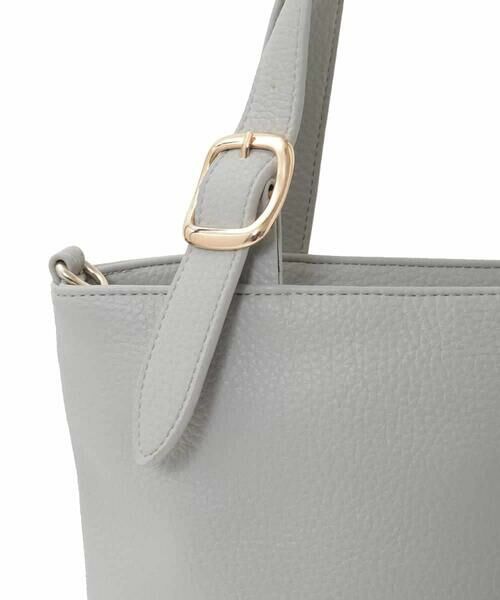 MK MICHEL KLEIN BAG / エムケーミッシェルクランバッグ トートバッグ | [2WAY]合成皮革バケットデザイントートバッグ | 詳細17