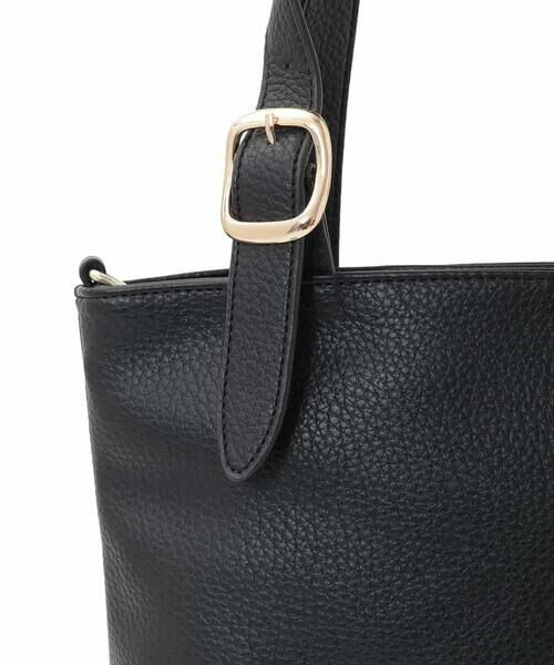 MK MICHEL KLEIN BAG / エムケーミッシェルクランバッグ トートバッグ | [2WAY]合成皮革バケットデザイントートバッグ | 詳細2