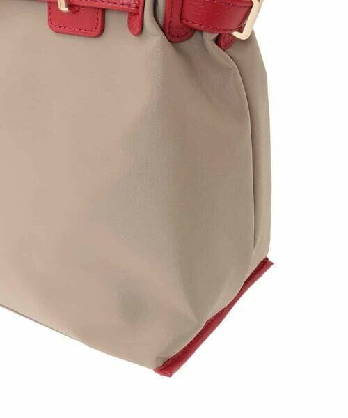 MK MICHEL KLEIN BAG / エムケーミッシェルクランバッグ トートバッグ | [2WAY/撥水加工]異素材ベルトデザインスクエアバッグ | 詳細8