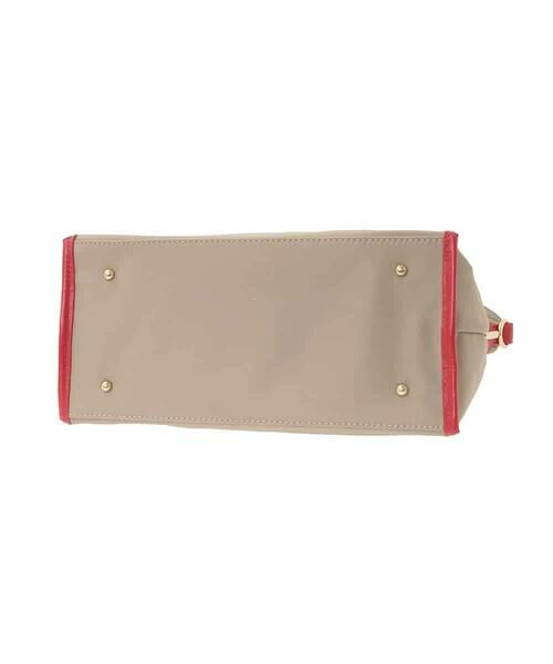 MK MICHEL KLEIN BAG / エムケーミッシェルクランバッグ トートバッグ | [2WAY/撥水加工]異素材ベルトデザインスクエアバッグ | 詳細9