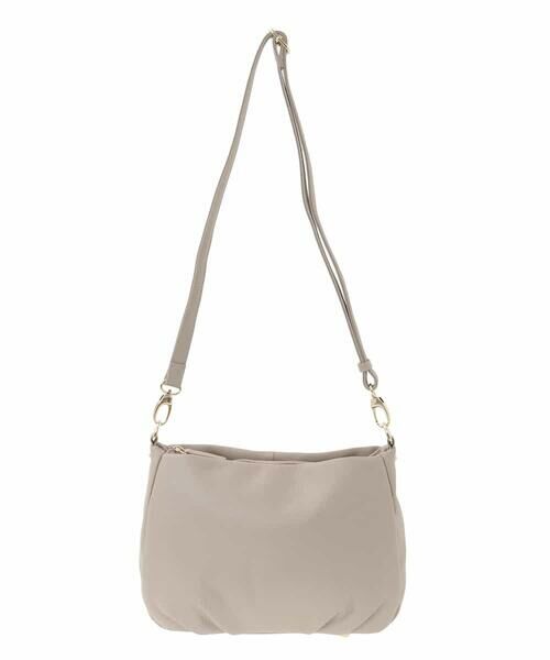 MK MICHEL KLEIN BAG / エムケーミッシェルクランバッグ ショルダーバッグ | [2WAY]ギャザーポイント牛革ワンハンドルバッグ | 詳細4