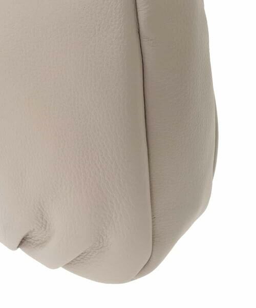 MK MICHEL KLEIN BAG / エムケーミッシェルクランバッグ ショルダーバッグ | [2WAY]ギャザーポイント牛革ワンハンドルバッグ | 詳細7