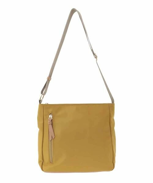 MK MICHEL KLEIN BAG / エムケーミッシェルクランバッグ ショルダーバッグ | [撥水]ナイロンスクエアショルダーバッグ | 詳細1