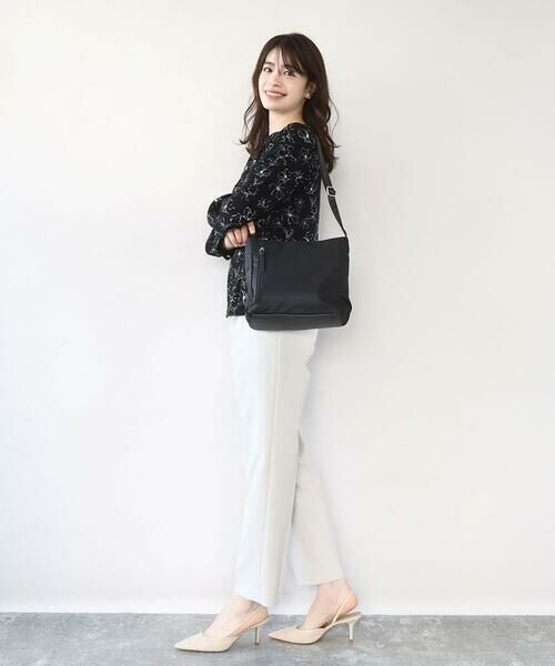 MK MICHEL KLEIN BAG / エムケーミッシェルクランバッグ ショルダーバッグ | [撥水]ナイロンスクエアショルダーバッグ | 詳細14