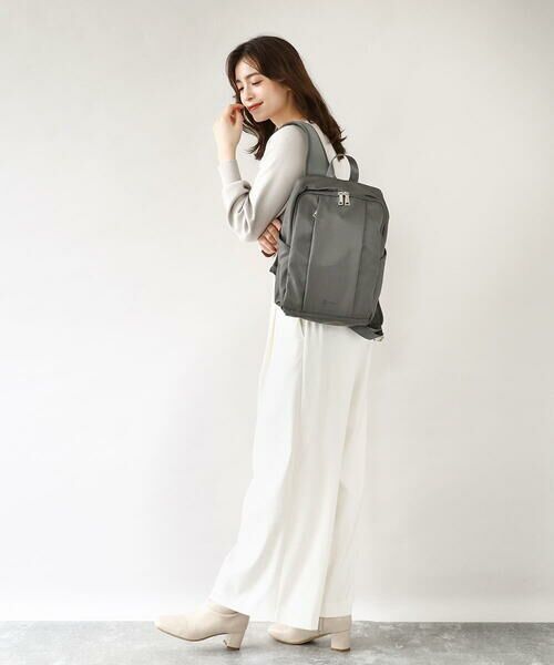 MK MICHEL KLEIN BAG / エムケーミッシェルクランバッグ リュック・バックパック | [撥水]フロントタックコンパクトリュック | 詳細18