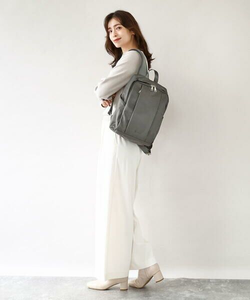 MK MICHEL KLEIN BAG / エムケーミッシェルクランバッグ リュック・バックパック | [撥水]フロントタックコンパクトリュック | 詳細19