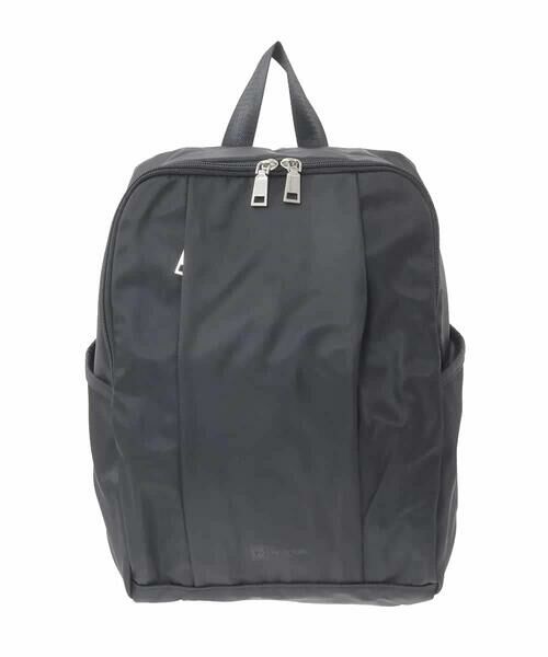 MK MICHEL KLEIN BAG / エムケーミッシェルクランバッグ リュック・バックパック | [撥水]フロントタックコンパクトリュック（ブラック）