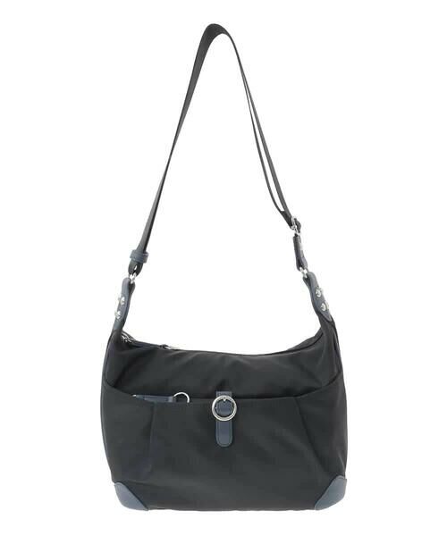 MK MICHEL KLEIN BAG / エムケーミッシェルクランバッグ ショルダーバッグ | [撥水/軽量]レザーポイントナイロンショルダーバッグ | 詳細1