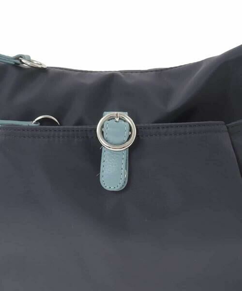 MK MICHEL KLEIN BAG / エムケーミッシェルクランバッグ ショルダーバッグ | [撥水/軽量]レザーポイントナイロンショルダーバッグ | 詳細13