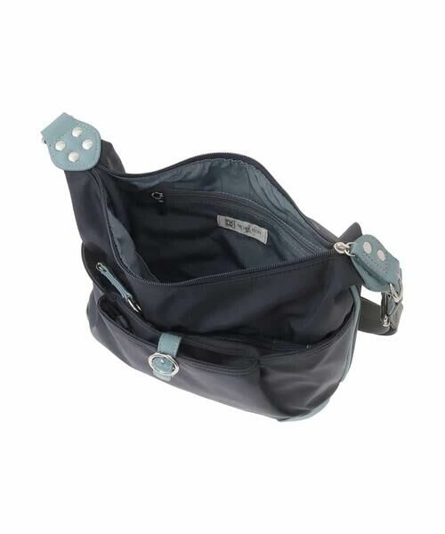 MK MICHEL KLEIN BAG / エムケーミッシェルクランバッグ ショルダーバッグ | [撥水/軽量]レザーポイントナイロンショルダーバッグ | 詳細14