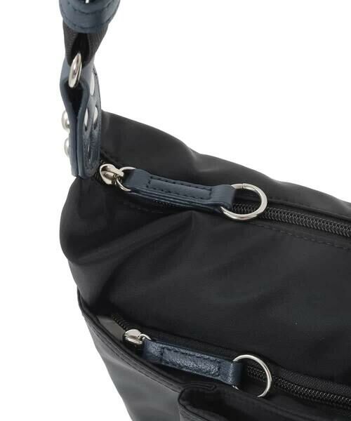 MK MICHEL KLEIN BAG / エムケーミッシェルクランバッグ ショルダーバッグ | [撥水/軽量]レザーポイントナイロンショルダーバッグ | 詳細4