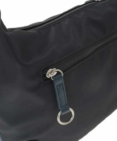 MK MICHEL KLEIN BAG / エムケーミッシェルクランバッグ ショルダーバッグ | [撥水/軽量]レザーポイントナイロンショルダーバッグ | 詳細6