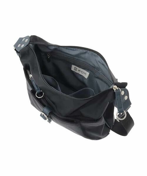 MK MICHEL KLEIN BAG / エムケーミッシェルクランバッグ ショルダーバッグ | [撥水/軽量]レザーポイントナイロンショルダーバッグ | 詳細9
