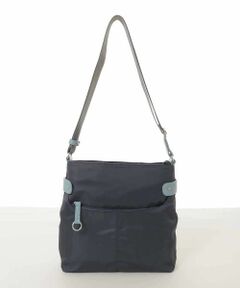 MK MICHEL KLEIN BAG / エムケーミッシェルクランバッグ ショルダーバッグ | [撥水/軽量]アクセントレザースクエアショルダーバッグ