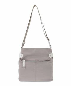 MK MICHEL KLEIN BAG / エムケーミッシェルクランバッグ ショルダーバッグ | [撥水/軽量]アクセントレザースクエアショルダーバッグ