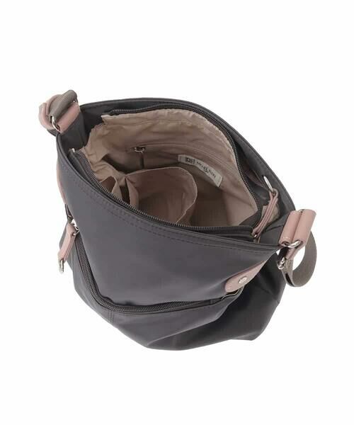 MK MICHEL KLEIN BAG / エムケーミッシェルクランバッグ ショルダーバッグ | [撥水/軽量]アクセントレザースクエアショルダーバッグ | 詳細14