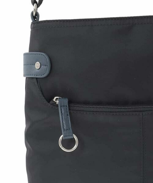 MK MICHEL KLEIN BAG / エムケーミッシェルクランバッグ ショルダーバッグ | [撥水/軽量]アクセントレザースクエアショルダーバッグ | 詳細15