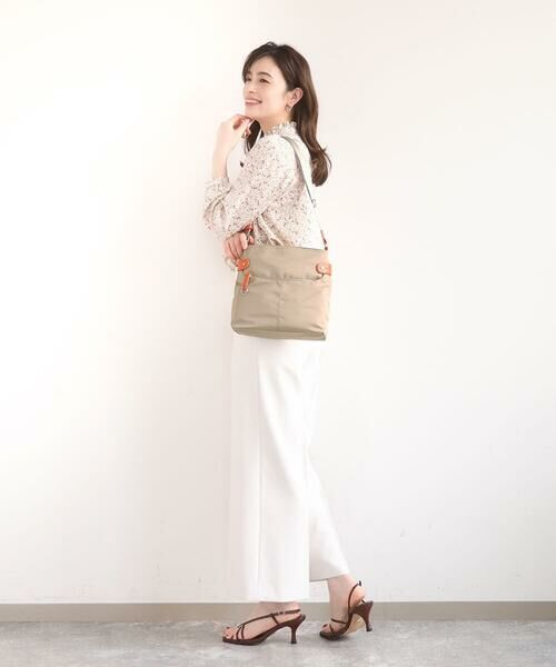 MK MICHEL KLEIN BAG / エムケーミッシェルクランバッグ ショルダーバッグ | [撥水/軽量]アクセントレザースクエアショルダーバッグ | 詳細23