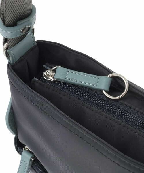 MK MICHEL KLEIN BAG / エムケーミッシェルクランバッグ ショルダーバッグ | [撥水/軽量]アクセントレザースクエアショルダーバッグ | 詳細4