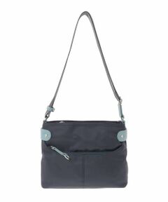 MK MICHEL KLEIN BAG / エムケーミッシェルクランバッグ ショルダーバッグ | [撥水/軽量]アクセントレザーコンパクトショルダーバッグ