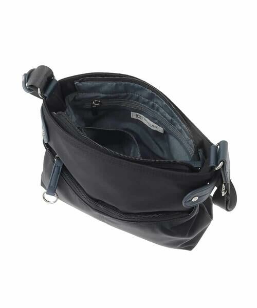 MK MICHEL KLEIN BAG / エムケーミッシェルクランバッグ ショルダーバッグ | [撥水/軽量]アクセントレザーコンパクトショルダーバッグ | 詳細12