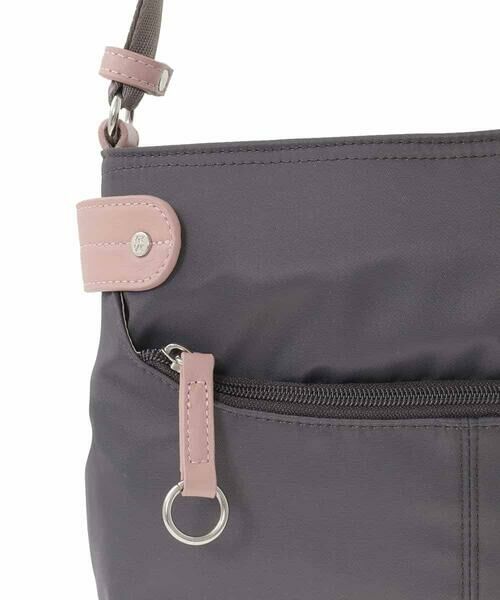 MK MICHEL KLEIN BAG / エムケーミッシェルクランバッグ ショルダーバッグ | [撥水/軽量]アクセントレザーコンパクトショルダーバッグ | 詳細13