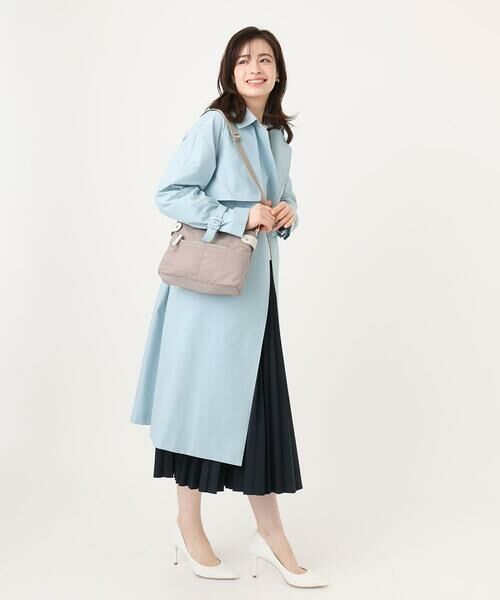 MK MICHEL KLEIN BAG / エムケーミッシェルクランバッグ ショルダーバッグ | [撥水/軽量]アクセントレザーコンパクトショルダーバッグ | 詳細16