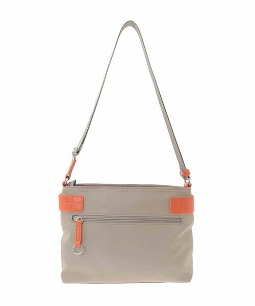 MK MICHEL KLEIN BAG / エムケーミッシェルクランバッグ ショルダーバッグ | [撥水/軽量]アクセントレザーコンパクトショルダーバッグ | 詳細3