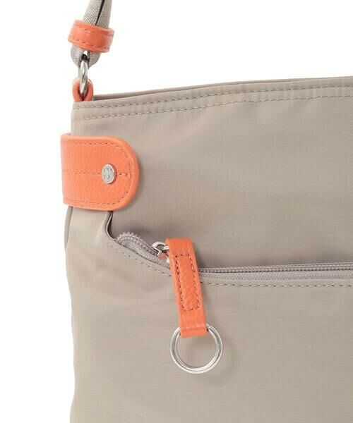 MK MICHEL KLEIN BAG / エムケーミッシェルクランバッグ ショルダーバッグ | [撥水/軽量]アクセントレザーコンパクトショルダーバッグ | 詳細4