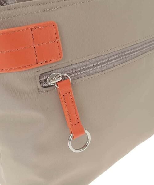 MK MICHEL KLEIN BAG / エムケーミッシェルクランバッグ ショルダーバッグ | [撥水/軽量]アクセントレザーコンパクトショルダーバッグ | 詳細5