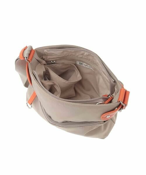 MK MICHEL KLEIN BAG / エムケーミッシェルクランバッグ ショルダーバッグ | [撥水/軽量]アクセントレザーコンパクトショルダーバッグ | 詳細8