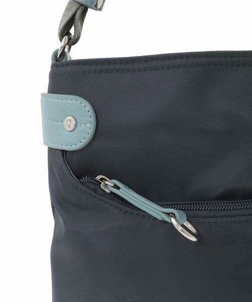 MK MICHEL KLEIN BAG / エムケーミッシェルクランバッグ ショルダーバッグ | [撥水/軽量]アクセントレザーコンパクトショルダーバッグ | 詳細9