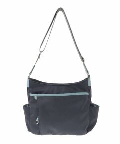 MK MICHEL KLEIN BAG / エムケーミッシェルクランバッグ ショルダーバッグ | [撥水/軽量]アクセントレザーショルダーバッグ
