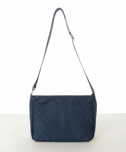 MK MICHEL KLEIN BAG / エムケーミッシェルクランバッグ ショルダーバッグ | チェック柄コンパクトショルダーバッグ（ネイビー）