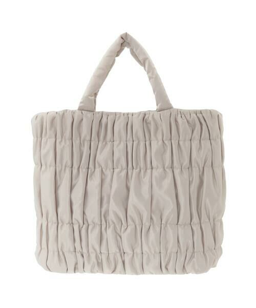 MK MICHEL KLEIN BAG / エムケーミッシェルクランバッグ トートバッグ | [A4収納可/300g以下の軽量]ギャザーデザインナイロントートバッグ | 詳細11