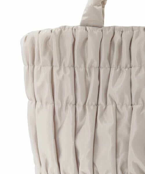 MK MICHEL KLEIN BAG / エムケーミッシェルクランバッグ トートバッグ | [A4収納可/300g以下の軽量]ギャザーデザインナイロントートバッグ | 詳細12