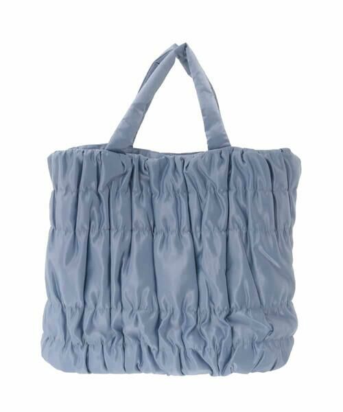 MK MICHEL KLEIN BAG / エムケーミッシェルクランバッグ トートバッグ | [A4収納可/300g以下の軽量]ギャザーデザインナイロントートバッグ | 詳細4