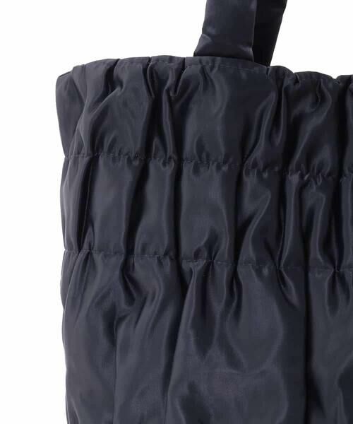 MK MICHEL KLEIN BAG / エムケーミッシェルクランバッグ トートバッグ | [A4収納可/300g以下の軽量]ギャザーデザインナイロントートバッグ | 詳細9