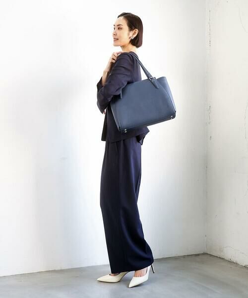 MK MICHEL KLEIN BAG / エムケーミッシェルクランバッグ トートバッグ | [2WAY/A4収納可]合成皮革ポイントデザイントートバッグ | 詳細17