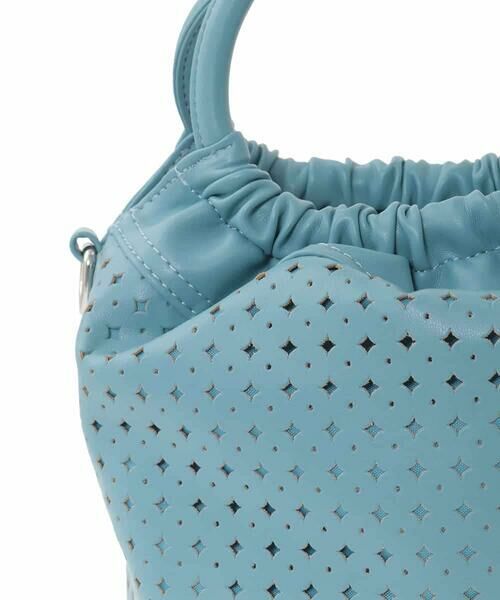 MK MICHEL KLEIN BAG / エムケーミッシェルクランバッグ ショルダーバッグ | [2WAY]パンチングデザインラウンドミニバッグ | 詳細14