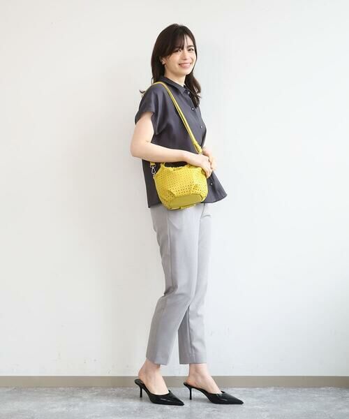 MK MICHEL KLEIN BAG / エムケーミッシェルクランバッグ ショルダーバッグ | [2WAY]パンチングデザインラウンドミニバッグ | 詳細17