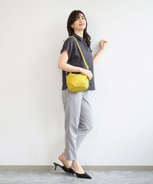 MK MICHEL KLEIN BAG / エムケーミッシェルクランバッグ ショルダーバッグ | [2WAY]パンチングデザインラウンドミニバッグ | 詳細18