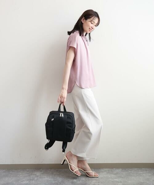 MK MICHEL KLEIN BAG / エムケーミッシェルクランバッグ リュック・バックパック | [撥水]フロントタックデザインミニリュック | 詳細18