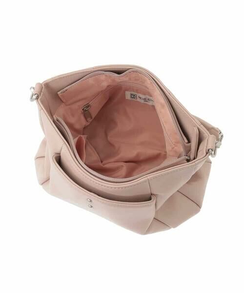 MK MICHEL KLEIN BAG / エムケーミッシェルクランバッグ ショルダーバッグ | [2WAY]切り替えポケット牛革ショルダーバッグ | 詳細14