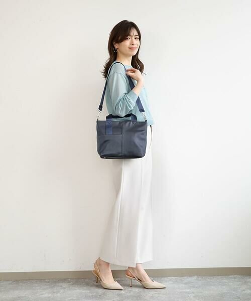 MK MICHEL KLEIN BAG / エムケーミッシェルクランバッグ トートバッグ | [2WAY]三層構造切り替えデザイントートバッグ | 詳細14