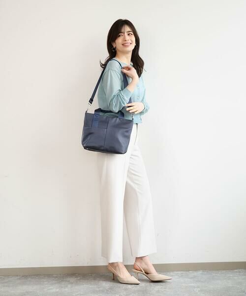 MK MICHEL KLEIN BAG / エムケーミッシェルクランバッグ トートバッグ | [2WAY]三層構造切り替えデザイントートバッグ | 詳細15