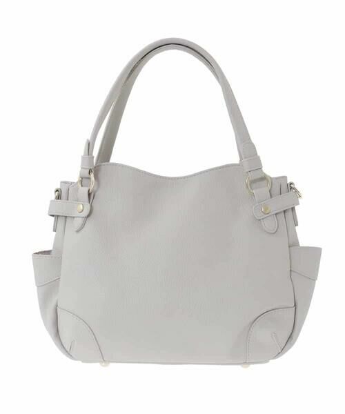 MK MICHEL KLEIN BAG / エムケーミッシェルクランバッグ トートバッグ | [2WAY]サイドポケットデザイントートバッグ | 詳細1