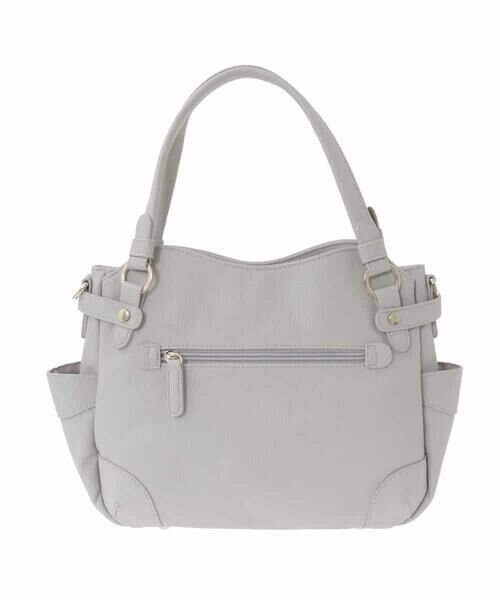 MK MICHEL KLEIN BAG / エムケーミッシェルクランバッグ トートバッグ | [2WAY]サイドポケットデザイントートバッグ | 詳細3