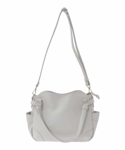 MK MICHEL KLEIN BAG / エムケーミッシェルクランバッグ トートバッグ | [2WAY]サイドポケットデザイントートバッグ | 詳細4